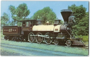 Thatcher Perkins Original 1863 Baltimore & Ohio Eisenbahn Zug Vintage Postkarte - Bild 1 von 2