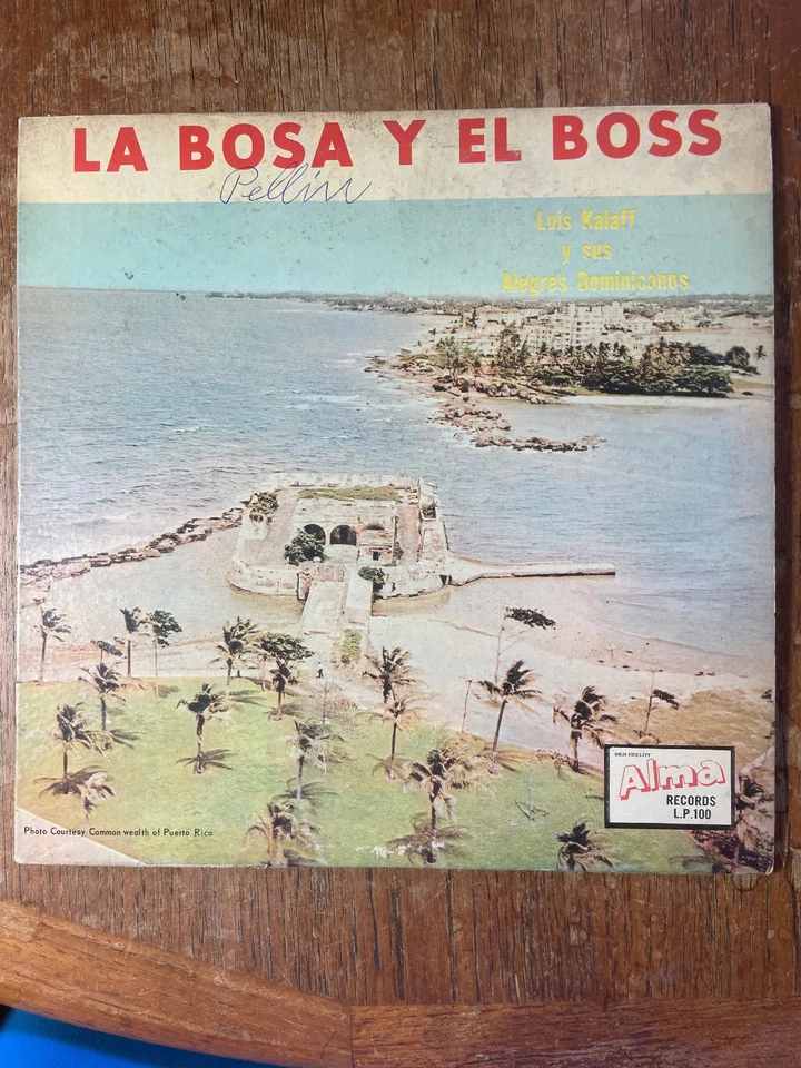 Luis Kalaff Y Sus Alegres Dominicanos – La Bosa Y El Boss LP RARE Vinyl ALMA Foto 1 de 4