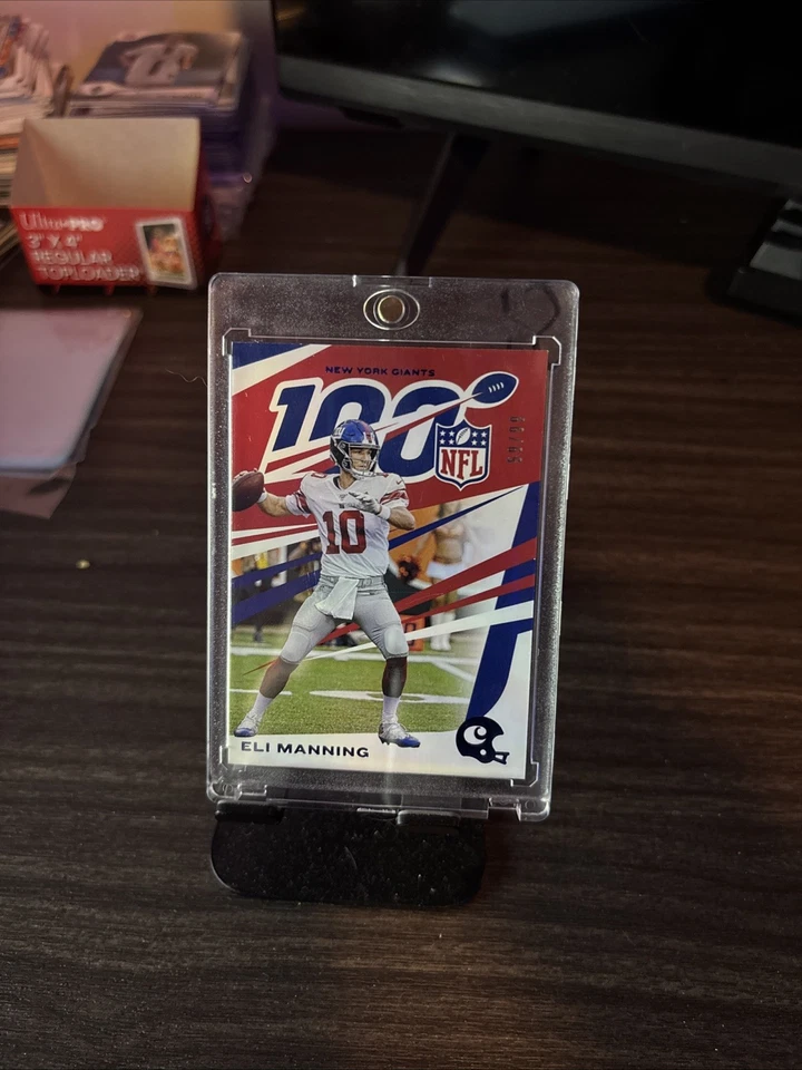 2019 Panini Chronicles - NFL 100 Eli Manning #59/ 99 (MEM) - Image 1 of 3