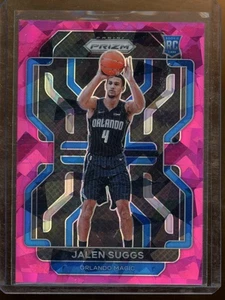 2021-22 Panini Prizm Jalen Suggs Pink Ice Rookie Orlando Magic #314 - Picture 1 of 2