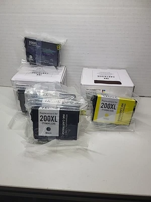 5 cartuchos de tinta negra T200XL120 remanufactura 200XL y 1 tinta amarilla T200XL420 Foto 1 de 4