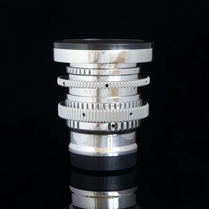 Silver Helios 44-3 2/58 Cine Mod lens for Canon EF, Sony E, M4/3, FX - Picture 1 of 12