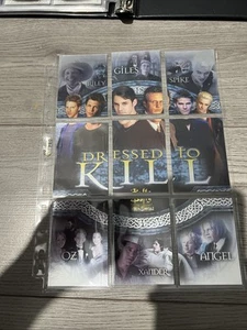 Buffy The Vampire Slayer Men of Sunnydale Dressed to Kill Puzzle Chase Card Set - Picture 1 of 2