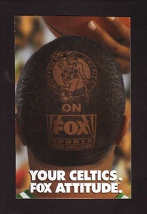 Boston Celtics 1998 Pocket Schedule Fox Sports New England - Foto 1 di 2
