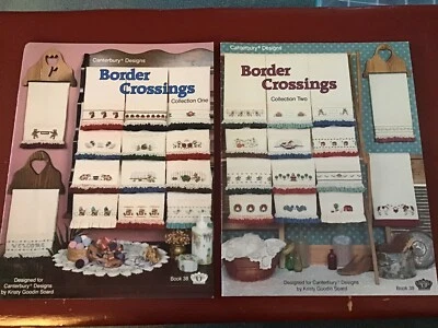 Border Crossings Collections 1 & 2 Canterbury Designs Cross Stitch Patterns - Image 1 of 4