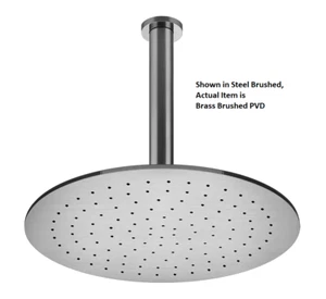 Gessi 54152-727 Soffione doccia per vasca e doccia316 in PVD ottone spazzolato - Foto 1 di 1