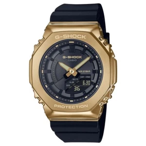 G-Shock S-Series Metal Clad Gold Black Mid-Size Watch GShock GM-S2100GB-1A $529 - Picture 1 of 10