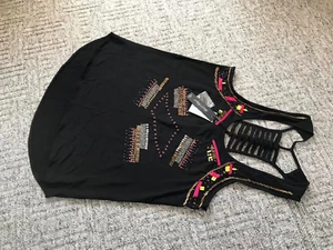 NEW ... Women's Vibrant Summer / Festival Hipster Rave Top Size - 12 BNWT - Picture 1 of 19