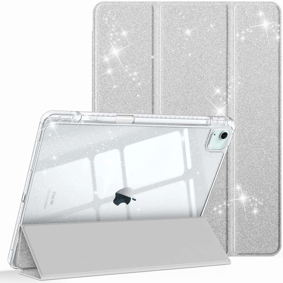 Hybrid Slim Case for iPad Air 13-inch (M3)/M2 2025 2024 Transparent Back Cover - Image 1 of 4
