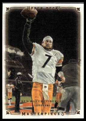 2008 Upper Deck Masterpieces #7 Ben Roethlisberger - Image 1 of 2