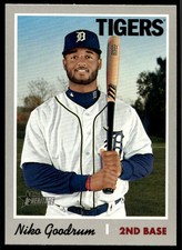 2019 Topps Heritage 177 Niko Goodrum   Detroit Tigers  Baseball Card