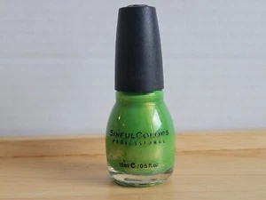 NEW Sinful Colors Professional Nail Polish Happy Ending #946 HTF Green Color - Picture 1 of 2