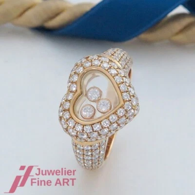 CHOPARD Ring -HAPPY DIAMONDS- Brillanten -18K/750 Gelbgold - Ref. 82/4315 - Bild 1 von 4