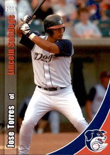 2006 Lincoln Saltdogs Grandstand #17 Jose Torres Corona California Baseball Card