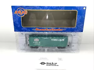 Atlas O #3001809-2 Pittsburgh & Lake Erie 1937 AAR Boxcar New 3-Rail #35799 P&LE - Picture 1 of 10