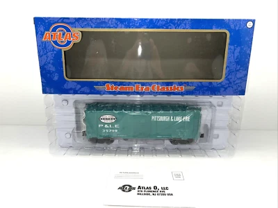 Atlas O #3001809-2 Pittsburgh & Lake Erie 1937 AAR Boxcar New 3-Rail #35799 P&LE - Image 1 of 4