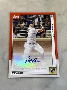 2019 Topps On Demand Rookie Review NY Mets Pete Alonso RC SP Autograph - Picture 1 of 2