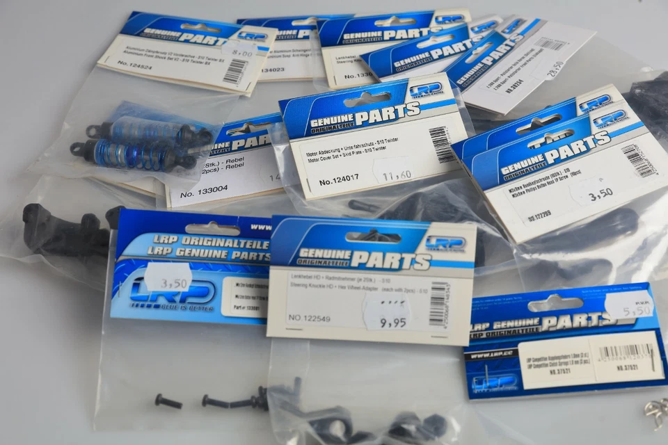 F2C14 Lrp RC lote mixto vintage nuevo en caja 124524 133054 38254 x2 120017 133007 Foto 1 de 4