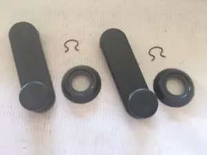 FIAT PANDA 4x4 dal 1986/2002 COPPIA 2 MANIGLIE ALZAVETRO + 2 GHIERE + 2 CLIPS - Foto 1 di 1
