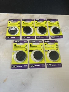 Ryobi A90sd07 five piece, sand disc multi pack Lot Of 7 NEW Fast Free Shipping - Picture 1 of 3