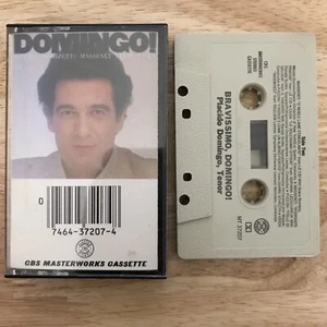 Bravissimo Domingo! Placido Domingo Tenor CBS MASTERWORKS Cassette MT-37207 - Picture 1 of 3