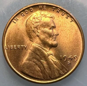 1949-S Lincoln Wheat Cent - Coin As Shown - Ships Free 4U - Imagen 1 de 2