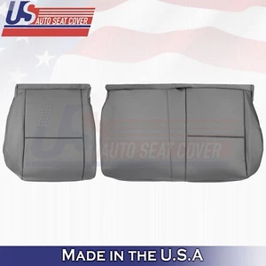 2007-2010 FITS Toyota Tundra Rear Driver & Passenger Bottoms Leather Cover Gray - Picture 1 of 14