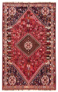 Alfombra persa anudada a mano Shiraz 273x172 cm-nómada, oriente, alfombra, alfombra, rojo - Imagen 1 de 10