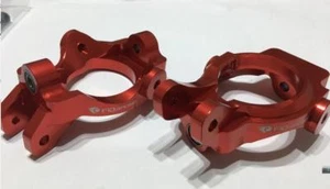 FID Alloy CNC Front Hub carrier brace mount set for KM X2 Rovan LT Losi 5IVE-T - Picture 1 of 3