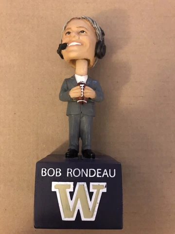 2017 UW Washington Huskies SGA Bob Rondeau Talking Voice Bobblehead Works Cover