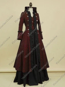 Victorian Gothic Steampunk Penny Dreadful Military Dress Game of Thrones 176 - Picture 1 of 6
