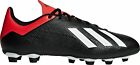 adidas Men’s X 18.4 FG Soccer Cleats BB9375 Black/Red Sz 10.5 #BR
