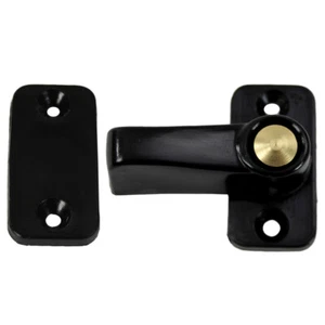 Serra girevole supporto porta fermaporta roulotte camper caravan + molla nera  - Foto 1 di 6