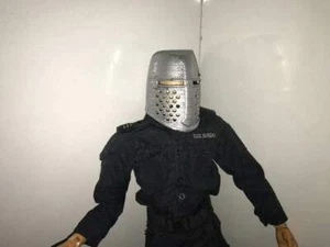 1/6 Scale Templar Knight Helmet (Silver Painted) - Picture 1 of 9