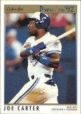 1992 O-Pee-Chee Premier Toronto Blue Jays Baseball Card #194 Joe Carter