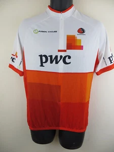 Cannibal Cycling Shirt Jersey Top Half Zip Orange White Mens XL - Picture 1 of 5