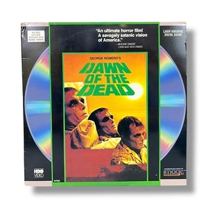 Dawn of The Dead Laser Disc 1989 Laservision Full Length George Romero Interview - Foto 1 di 8