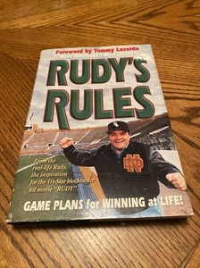 RUDY RUETTIGER AUTOGRAPHED NCAA NOTRE DAME RUDYS RULES SIGNED BOOK - Bild 1 von 12