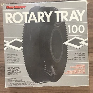 Vtg View Master Sawyers Rotary Slide Tray Carousel 100 Slides Lot Of 74 Slides - Picture 1 of 12