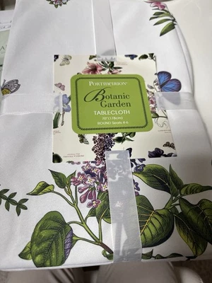 NUEVO Mantel Portmeirion Jardín Botánico 70” Redondo (178) Asientos 4-6 Foto 1 de 4
