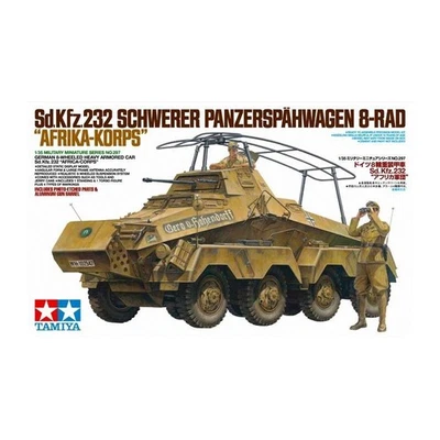 Modellino Schermato Sd.kfz.232 Pesante Panzerspahwagen 8-rad " Afrika-Korps " - Immagine 1 di 2