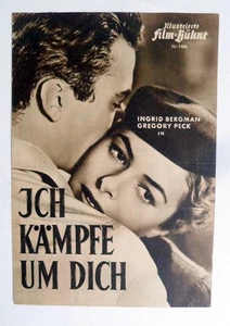 IFB 1468 ICH KÄMPFE UM DICH Hitchcock FILMPROGRAMM Movie-Program PECK Bergman - Picture 1 of 1