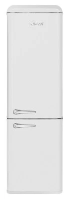 Bomann KGR 7328.1 Retro-Kühl-Gefrierkombination, 54,5cm breit, 250l, LED-Innenra - Bild 1 von 4