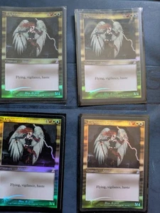 MTG Lightning Angel Foil 4 Card Set English Time Spiral Magic The Gathering - Picture 1 of 1