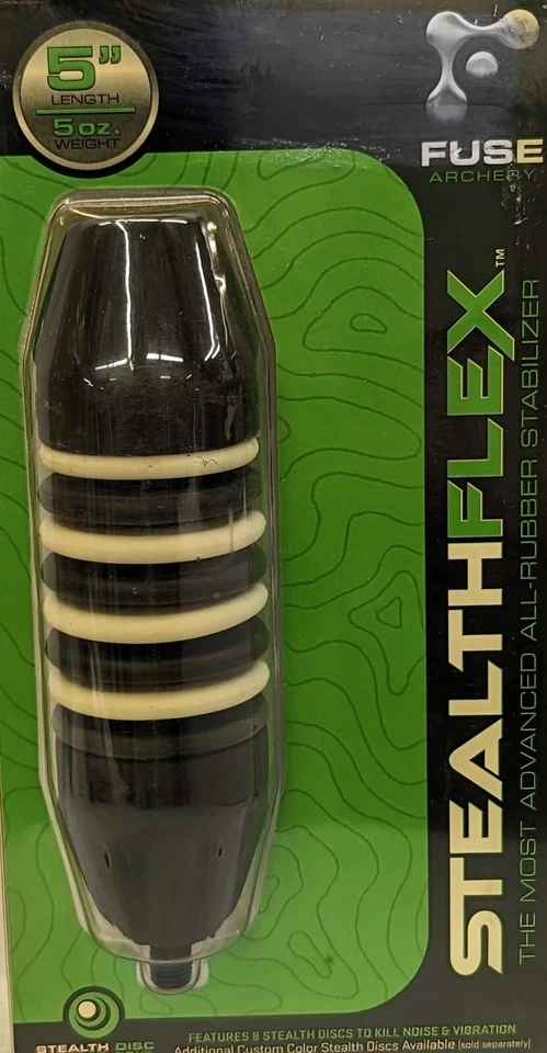 Fuse Archery 5" Stealth Flex Stabilizer - White - Image 1 of 1