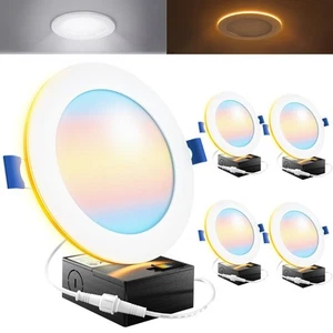 Sunco 6 Inch LED Recessed Light with Night Light, Canless Recessed Lighting, ... - Picture 1 of 7