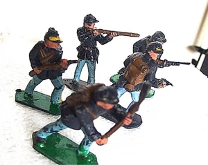 Vintage 5 Lone Star ACW Union Soldiers - Picture 1 of 3