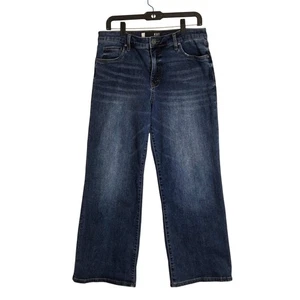 Kut From The Kloth Charlotte Fab Ab Culotte Jeans Women's 12 Wide Leg High Rise - Picture 1 of 7