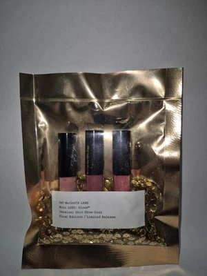 Pat McGrath Labs Mini Lust Lip Gloss Skin Show-Cool Set of 3 FIRST EDITION NIP - Image 1 of 2