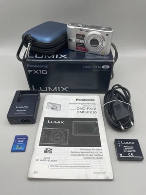 Panasonic Lumix DMC-FX10 Digitalkamera Kompaktkamera Kamera OVP - Bild 1 von 4